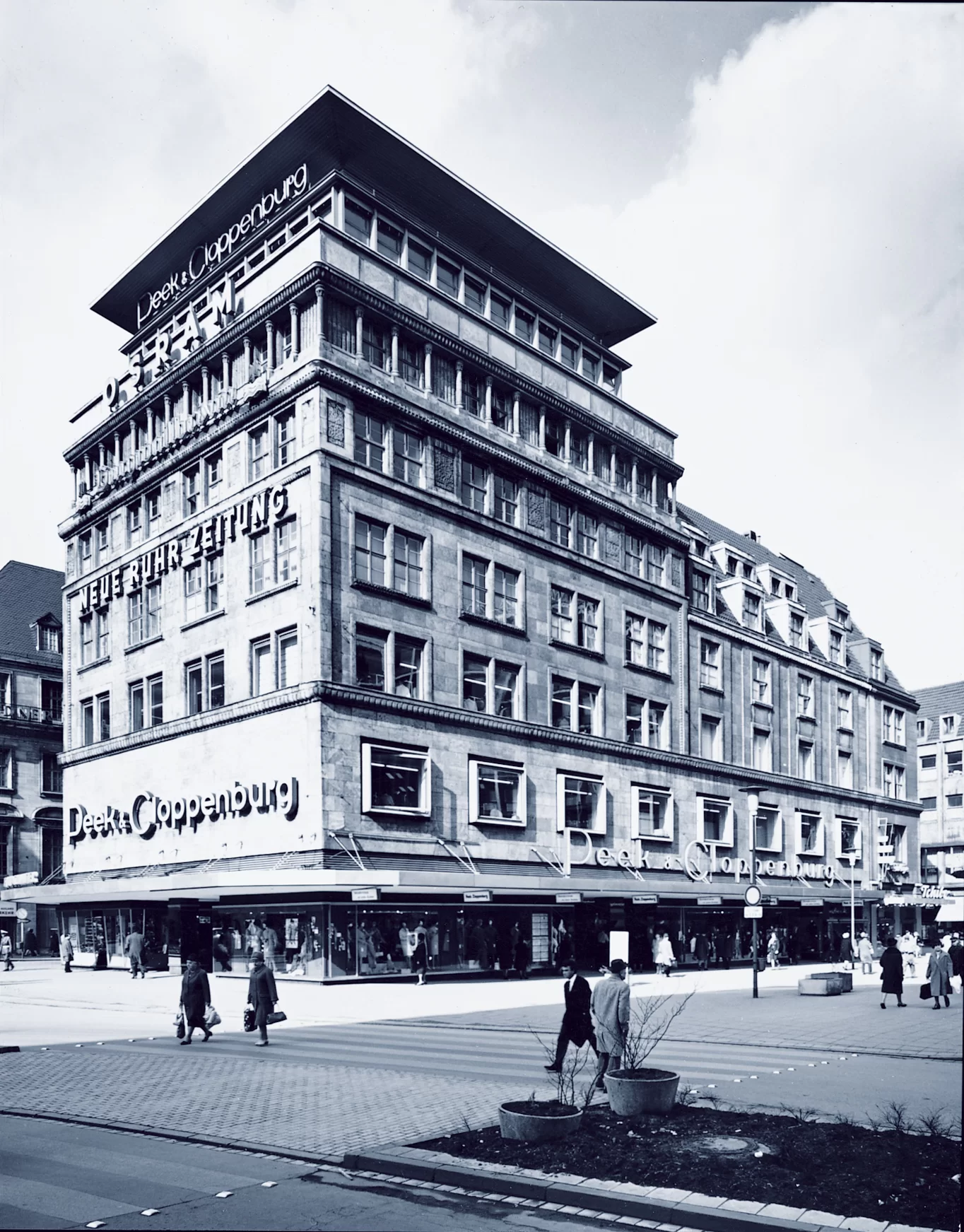 Historisches Verkaufshaus in Essen.